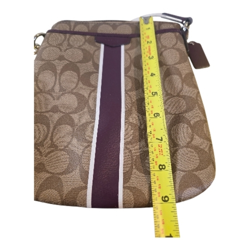 Coach Crossbody Bag - Brown and Purple - Picture 10 of 11